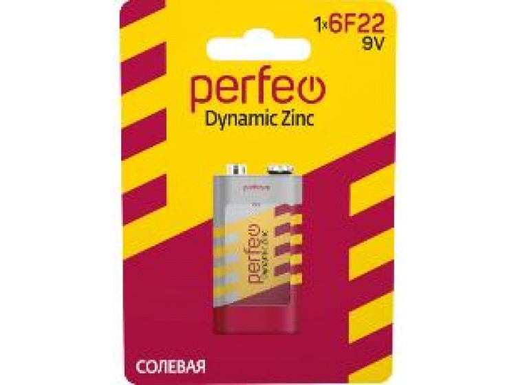 Эл.питания Perfeo 6F22 1BL Dynamic Zinc (20 шт/кор.) Эл.питания Perfeo 6F22 1BL Dynamic Zinc (20 шт/кор.)